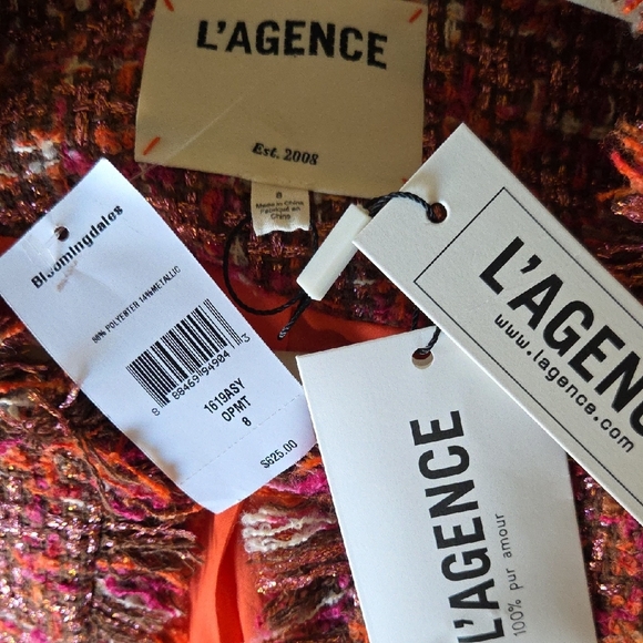 L'AGENCE Angelina Tweed Jacket - Picture 8 of 11